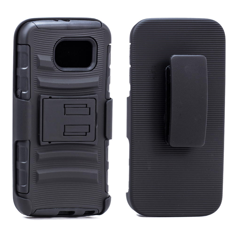 Samsung Galaxy S6 Armor Holster Combo Belt Clip (Black)